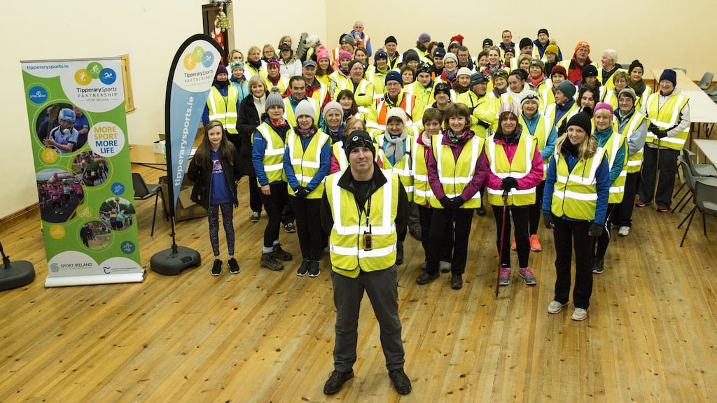 Siúl Eile groups have completed more than 200 walks involving about 700 people who between them have walked more than 40,000km, according to founder founder Noel Fleming (front).
