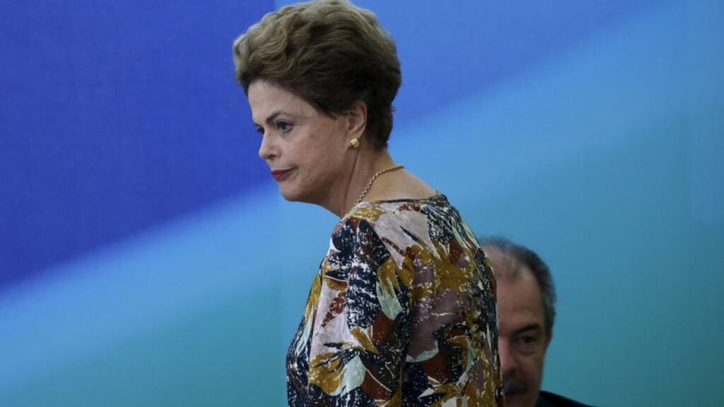 Brazil’s President Dilma Rousseff has struggled to win the necessary political support for an austerity programme to restore the public finances to health. Photograph: Ueslei Marcelino/Reuters