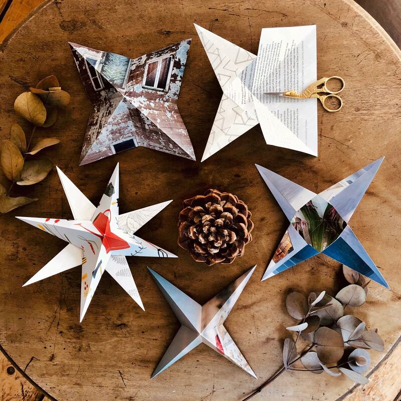 3D paper stars, a how-to guide
