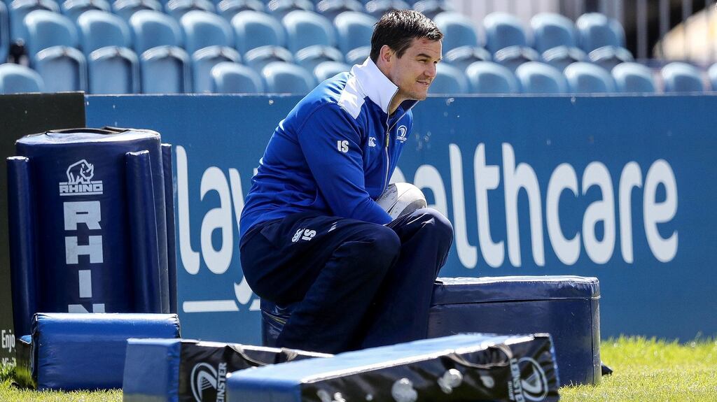 Leinster outhalf Johnny Sexton: “Johnny is a very passionate guy and he is very passionate about Leinster rugby,” said coach Leo  Cullen. Photograph: Inpho