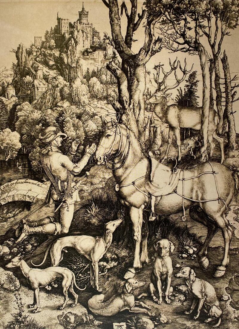 Saint Eustace by Albrecht Durer