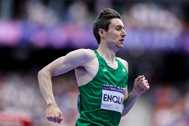 Ireland’s Mark English. Photograph: Morgan Treacy/Inpho