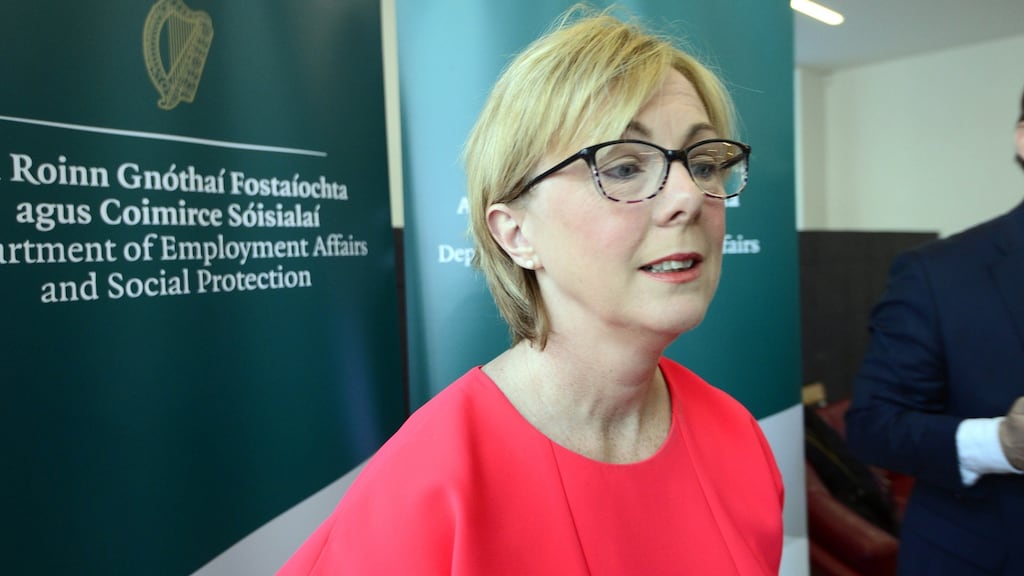 Minister for Employment Affairs and Social Protection Regina Doherty said “good progress” was being made preparing for the reviews of pensions announced by the Government earlier this year. Photograph: Cyril Byrne
