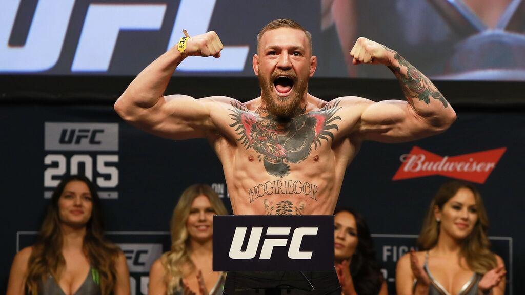 Conor McGregor got a few mentions in our article on modern Irish masculinity. Photograph: Michael Reaves/Getty Images