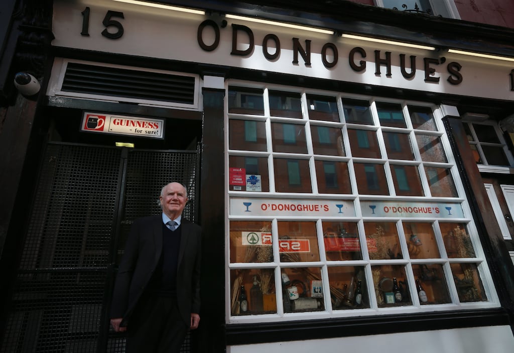 Oliver Barden, owner of O'Donoghues pub on Merrion Row in Dublin. Photograph: Laura Hutton