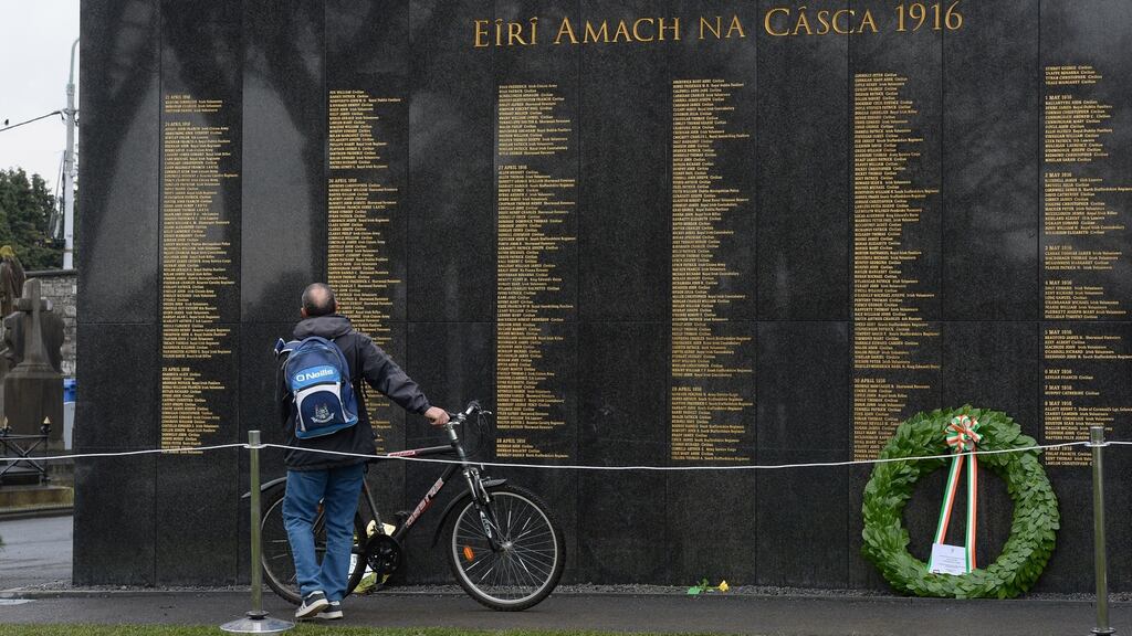Wall of Remembrance at Glasnavin Cemetery. Photograph: Cyril Byrne / The Irish Times