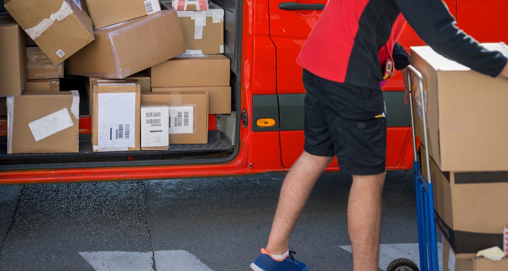 All packages and parcels in Fastway’s possession are being transported from 20 depots around the country to the group’s main hub in Portarlington, Co Laois. Photograph: iStock
