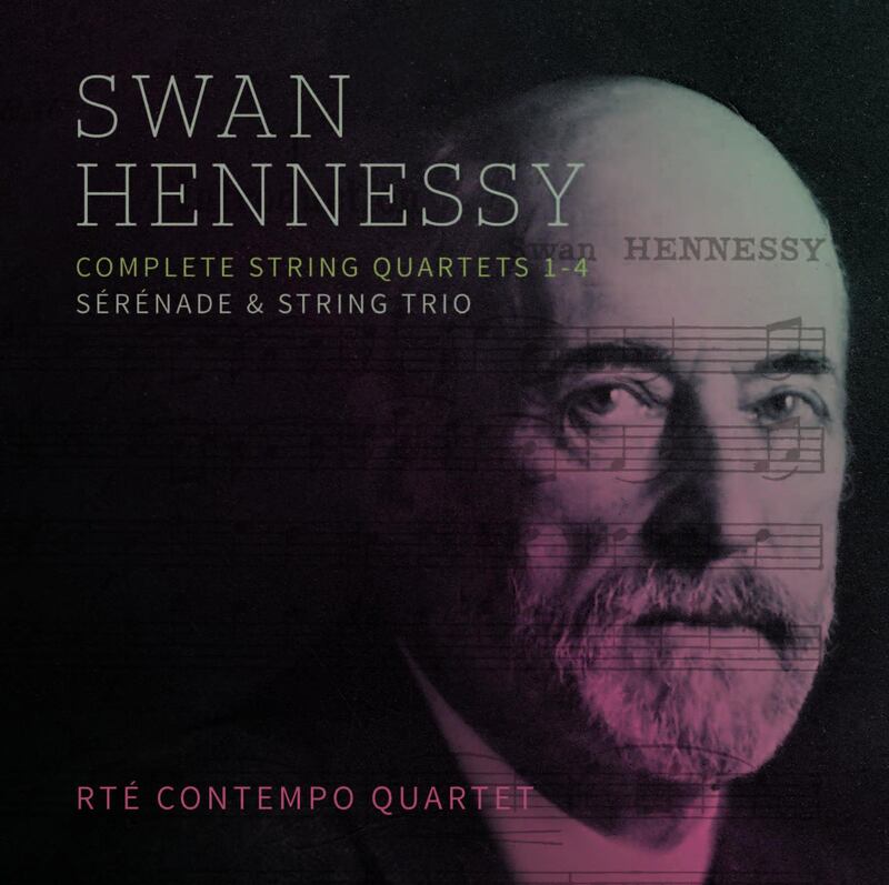 A new collection of recordings from the RTÉ Comtempo Quartet of works by Swann Hennessy