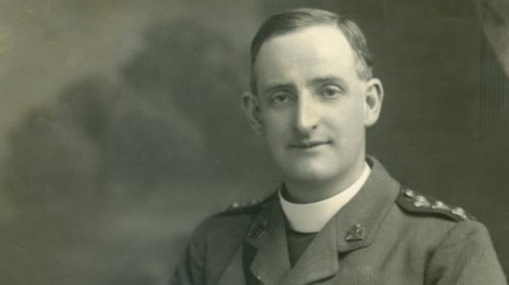 Fr Willie Doyle: went into a shell-hole to give the last rites to three men from the Royal Dublin Fusiliers during the Battle of Passchendaele on August 16th, 1917