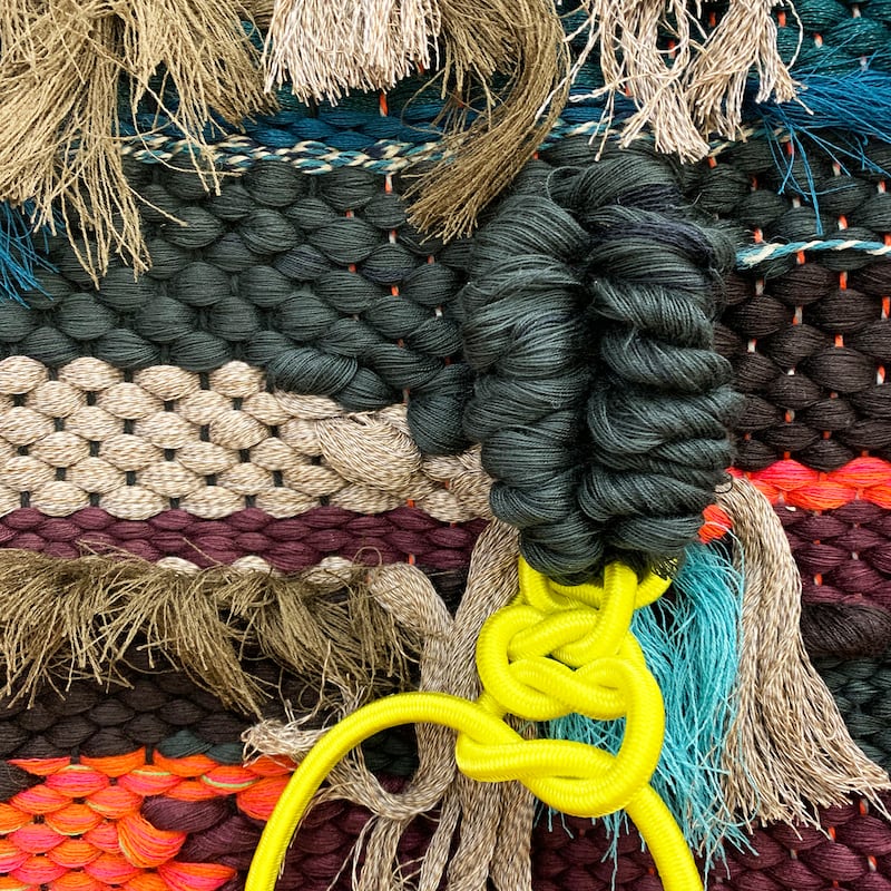 Emily Waszak is sensitive to the effects produced by offbeat combinations of materials with different tactile properties