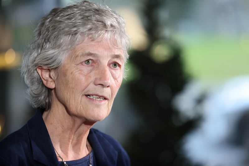 Independent presidential candidate Catherine Connolly. Photograph: Dara Mac Dónaill