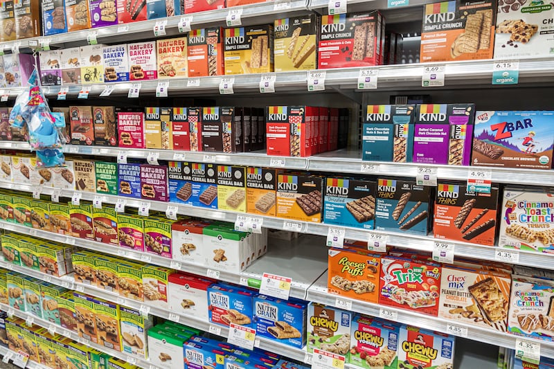 Breakfast bars. Photograph: Getty Images