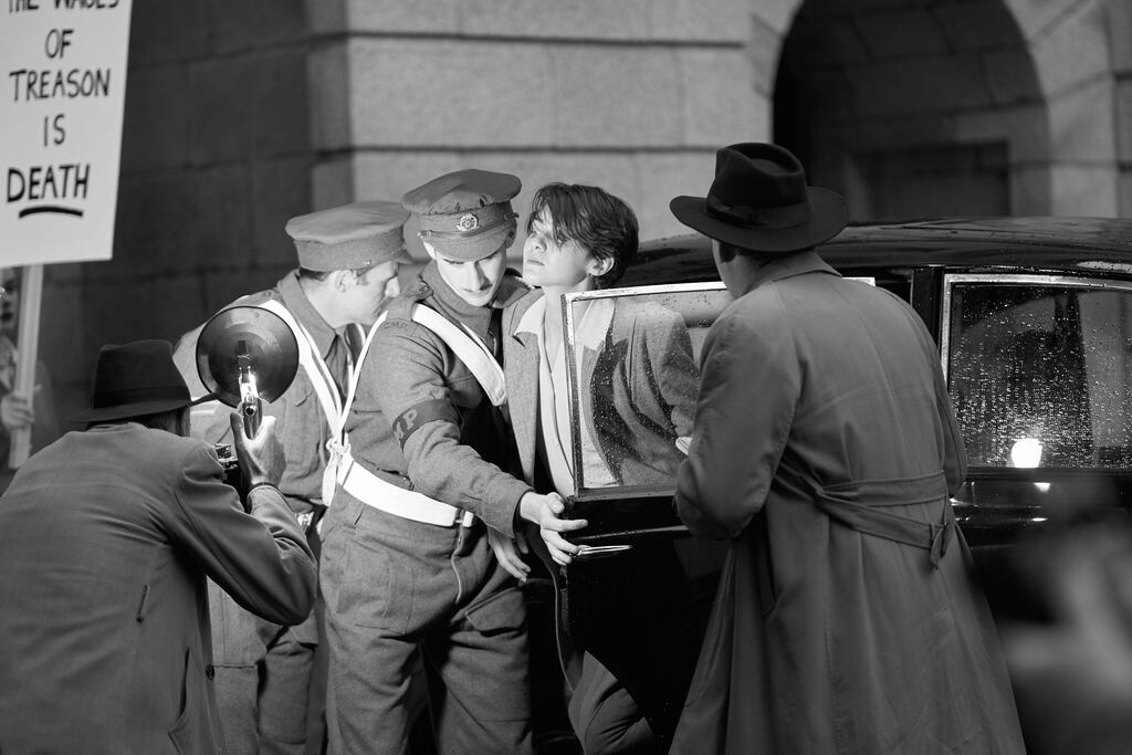 Emma Appleton plays Thomasina, a pioneering inventor who creates a machine that can intercept radio and television broadcasts from the future, in Andrew Legge's Lola.