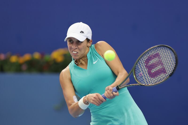 Madison Keys of United States. Photograph: Lintao Zhang/Getty