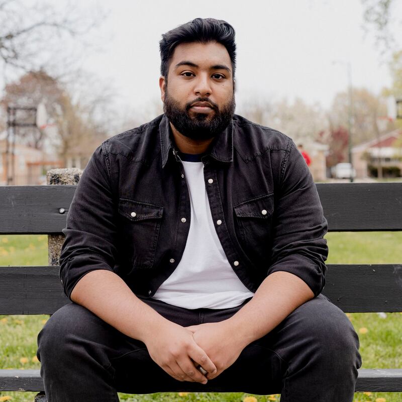 Basith Syed, of Chicago, says that after the first shot he spent two days feeling drained. ‘I didn’t really feel the urgency to get that second dose.’ Photograph: Lyndon French/New York Times