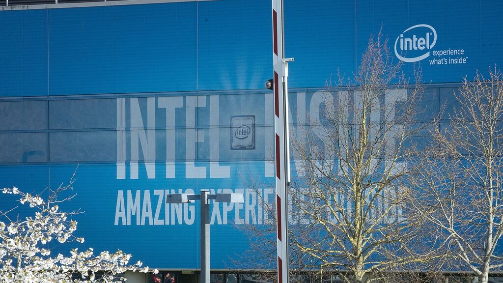 The first round of departures from Intel in Leixlip, based on shift patterns, will begin today. Photograph: Dave Meehan