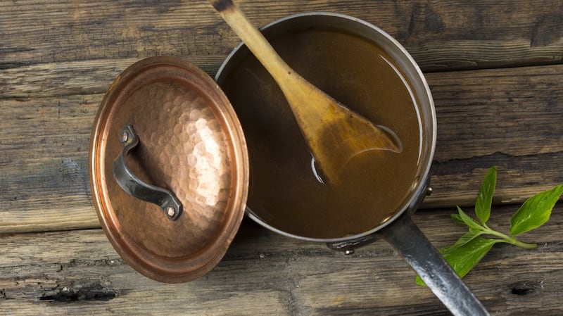 Gravy in a copper pot. File photograph: iStock