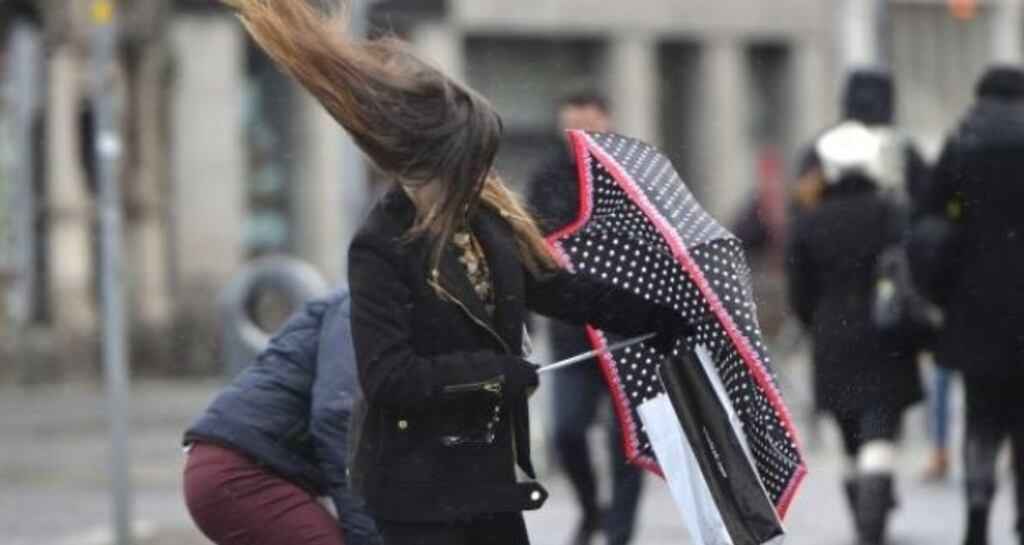 It will also become noticeably colder with highs on Thursday of just 6 to 8 degrees. File photograph: Alan Betson