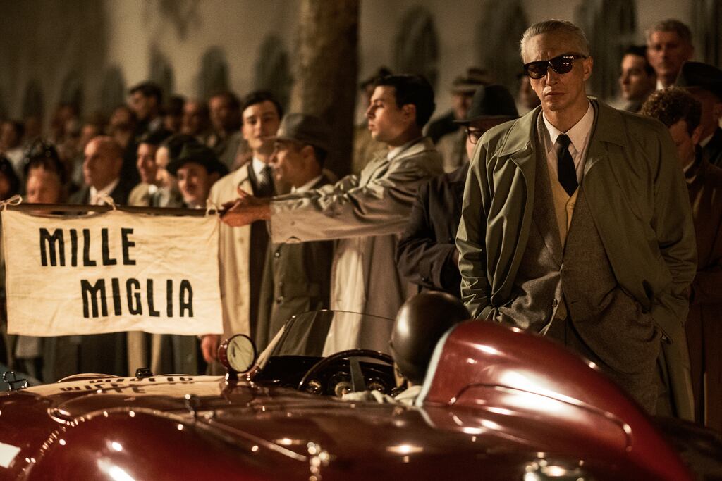 It’s 1957 and Enzo Ferrari, motor-racing champion turned entrepreneur, has lost a son, is juggling a wife and girlfriend, and is facing bankruptcy on the eve of the decisive Mille Miglia race