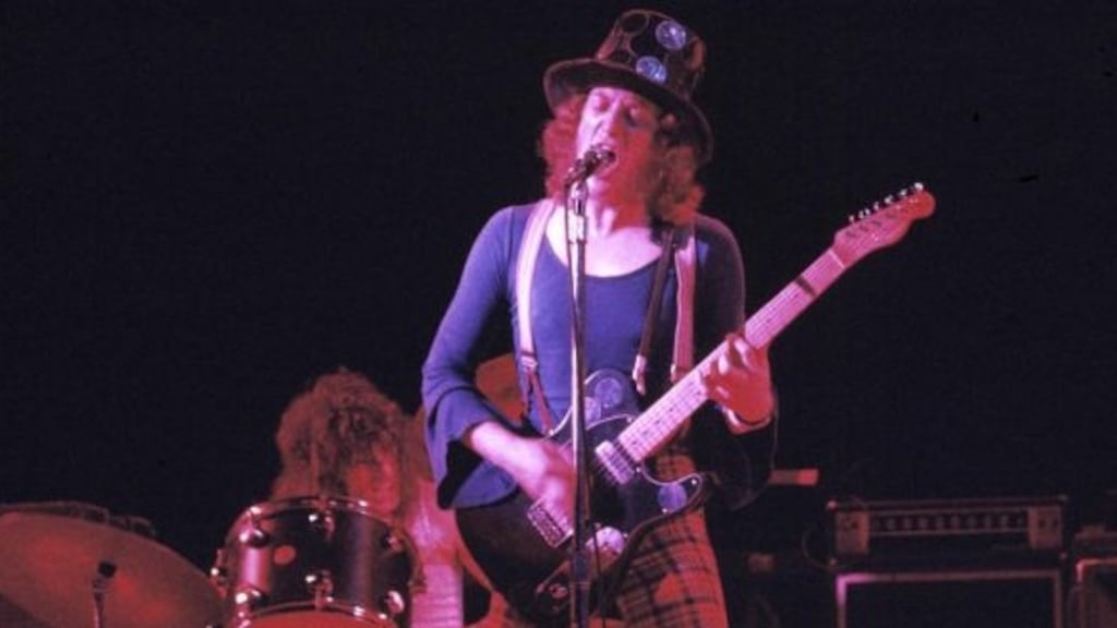 Slade: Don Powell & Noddy Holder. Photograph: Jorgen Angel/Redferns