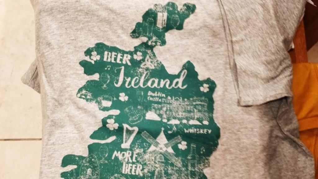 What are the worst - or best, depending on your view - Paddy’s Day t-shirts you’ve ever seen? Photograph: @FXKennedy/Twitter