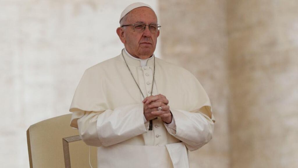 Pope Francis asked the Church’s teachings on the death penalty to be reformed last October. Photograph: AP/Andrew Medichini