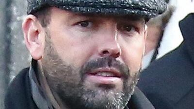 Daniel Kinahan pictured at the funeral of David Byrne, who was shot dead in the Regency Hotel, attack at St Nicolas of Myra Church in Dublin. Photograph: Collins Dublin.