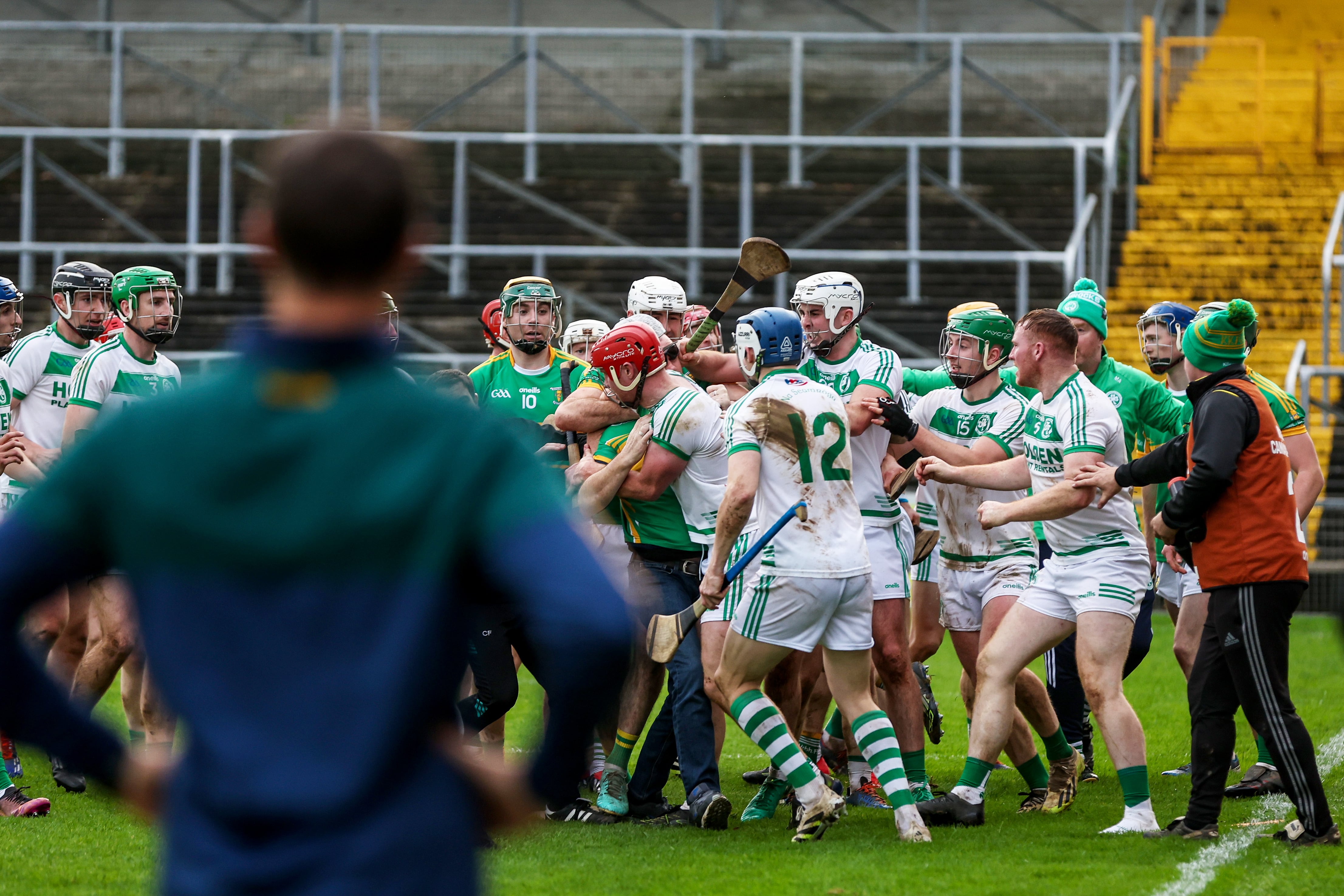 Ugly scenes mar Ballyhale Shamrocks win as spectator grapples with players