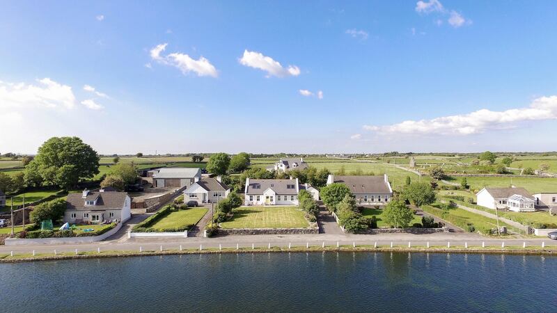 The Weir overlooks a bay between Clarinbridge and Kilcolgan, Co Galway.