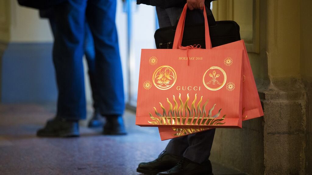 The Italian brand lured young shoppers with its social media campaigns. Photograph: Andrey Rudakov/Bloomberg
