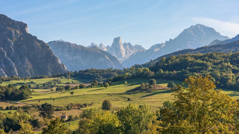 The Picos De Europa is an enormous, jagged, jutting mountain range, like something from a terraforming planet