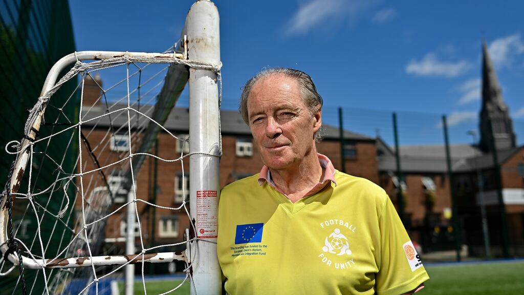 Former Republic of Ireland and St Patrick’s Athletic manager Brian Kerr at the launch of the Football for Unity festival which will take place in Dublin’s northeast inner city from June 14th to July 16th. Photograph: Brendan Moran/Sportsfile