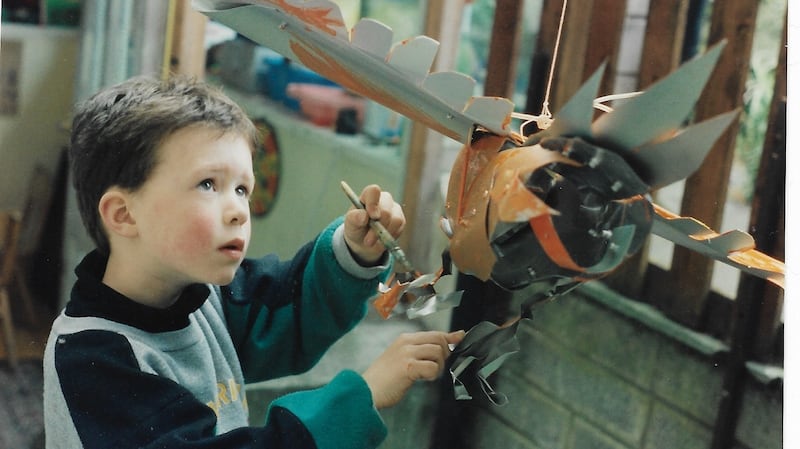 An early example of Hugo Byrne’s metalwork in 1996