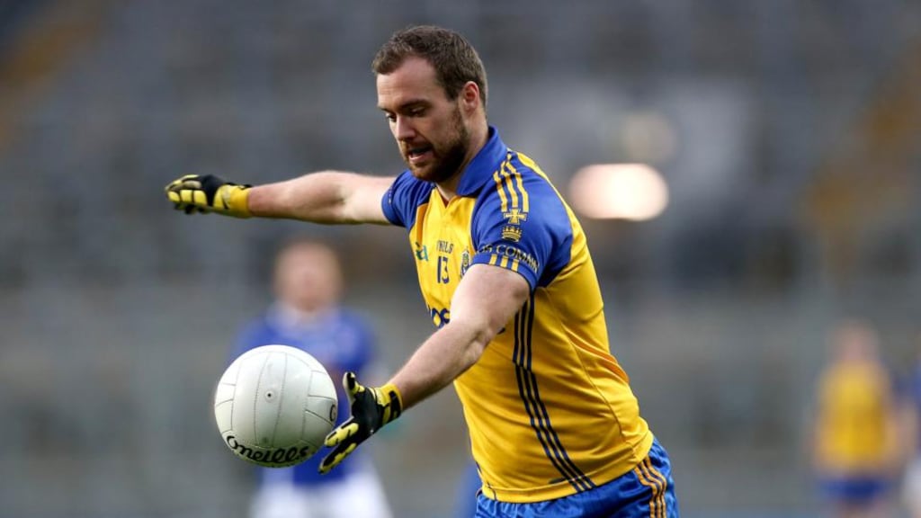 Senan Kilbride has scored 3-35 in 14 starts for his county Roscommon – all but 0-10 of it from play.  Photograph: Ryan Byrne/Inpho.