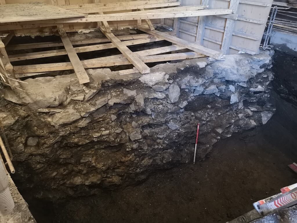 Dublin Port has unearthed the capital’s original 18th-century sea wall under a redbrick electricity substation near the junction of East Wall Road and Alexandra Road.