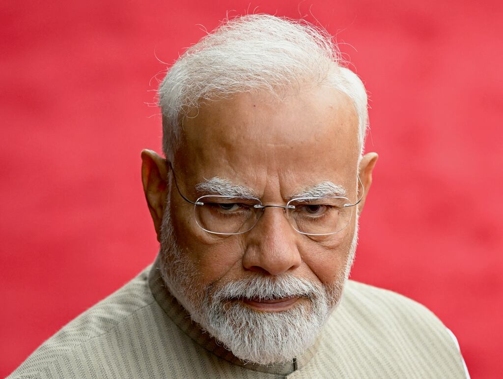 Prime minister Narendra Modi said this week that India would stop its water flowing across international borders. Photograph: Money Sharma/AFP via Getty Images