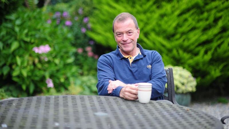 Psychotherapist Tony Moore, who works with Relationships Ireland, relaxing at his home in Co Laois. Photograph: James Flynn/APX