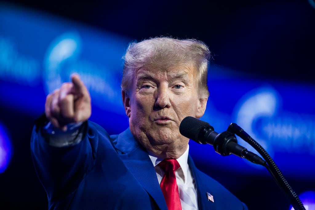 'Target letter' does not mean definitively he will be indicted but it is considered a distinct possibility. Photograph: Saul Martinez/New York Times