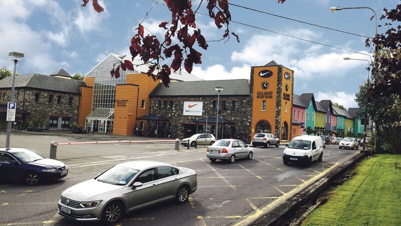 The complex has two entrance points on opposite sides of the centre and 230 parking spaces. Photograph: Don MacMonagle