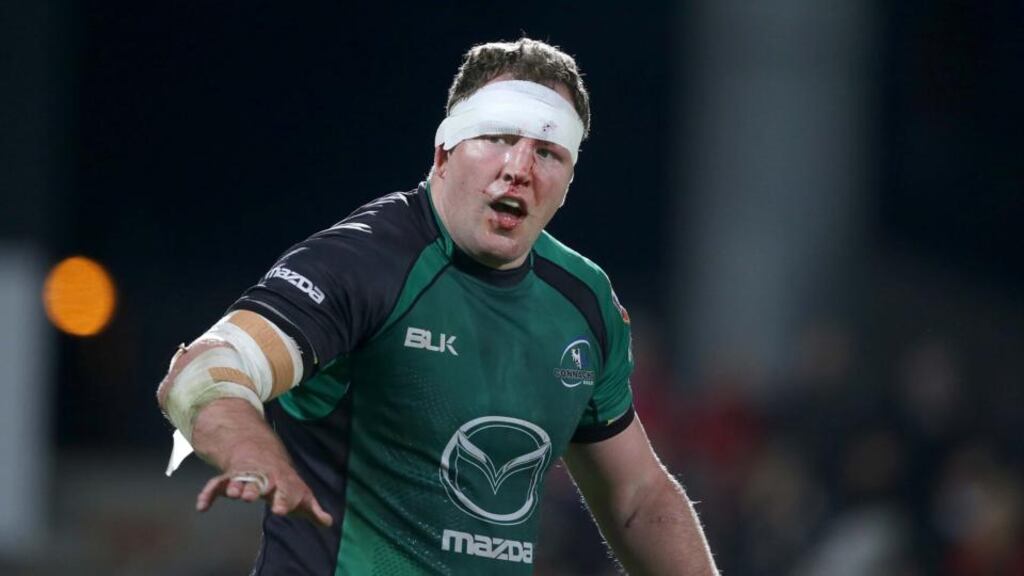 Connacht’s Michael Swift: was named as one of coach Pat Lam’s captains for the season. Photograph: Inpho