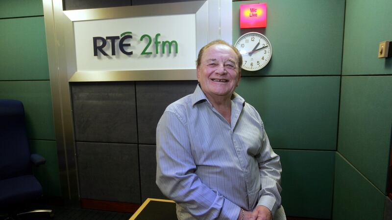 Larry Gogan at RTÉ. Photograph: Eric Luke