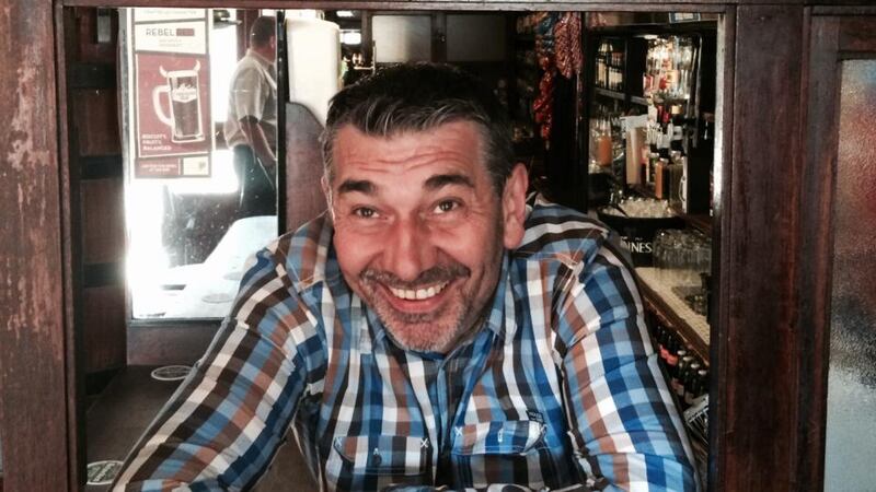 Mulligan’s barman Noel Hawkins. In the 1990s, a group of US visitors  came into Mulligan’s and ordered several Irish coffees. As the high-maintenance beverages were being prepared, one of the group, in an attempt to make conversation, said: “We came in here in 1980”, to which Noel replied: “I’m serving as fast as I can.” Photograph: Cyril Byrne