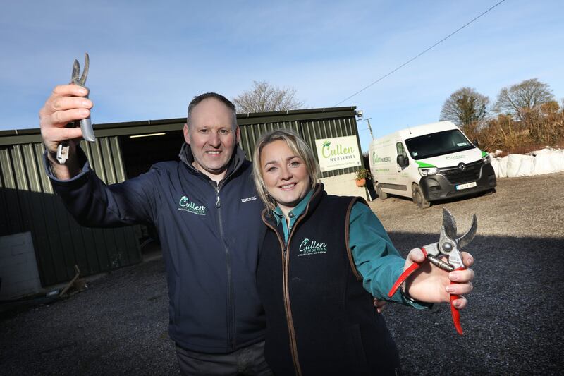 Husband and wife Robert and Caitriona of Cullen Nurseries received a number of supports from Carlow Local Enterprise Office