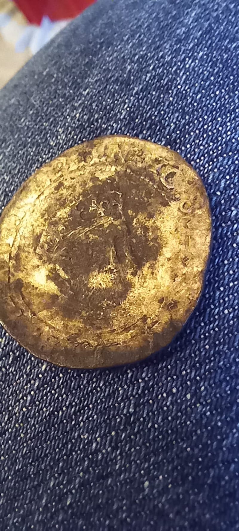 Colm Doyle discovered the coin while exploring the island with his children