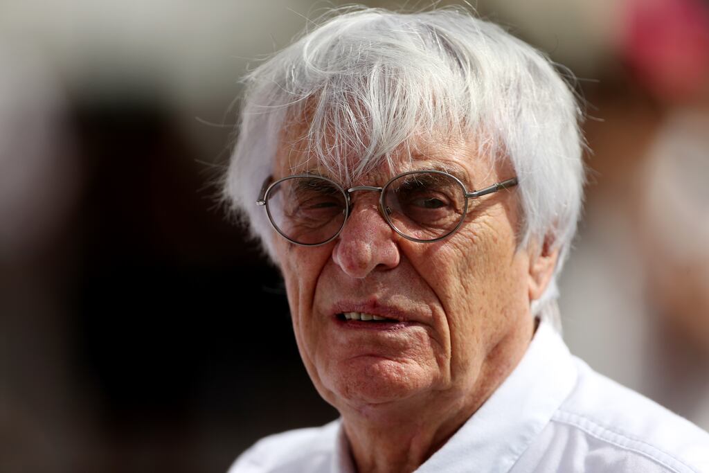 Bernie Ecclestone said the war in Ukraine was not 'intentional'. Photograph: PA Wire