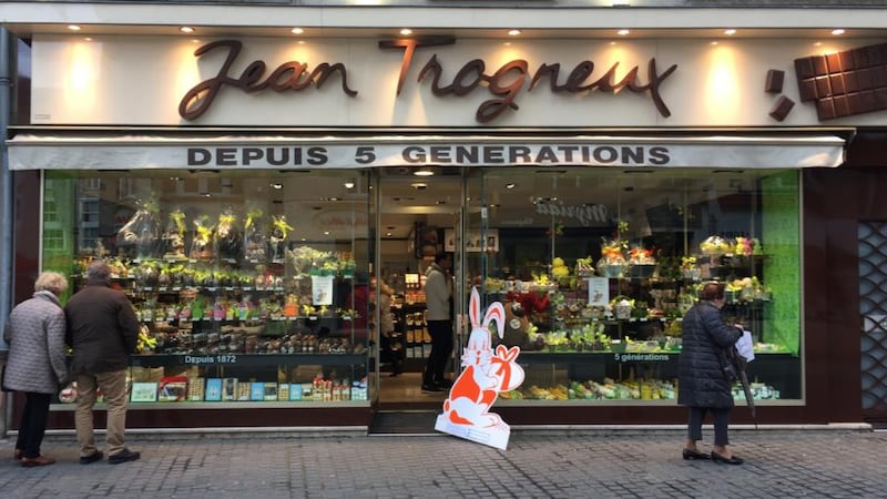 First lady: Brigitte Macron is originally from the Trogneux family, who have made chocolates and macaroons in Amiens since 1872. Photograph: Lara Marlowe