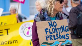 Plans for floating hotels for asylum seekers put on hold for the immediate future