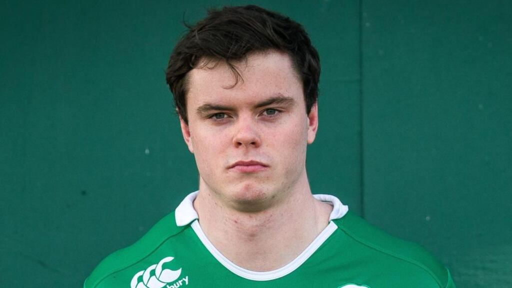 Lansdowne secondrow James Ryan will captain Ireland under-20 in their opening Six Nations game agaainst Wales at Donnybrook on Friday night. Photograph: Ryan Byrne/Inpho