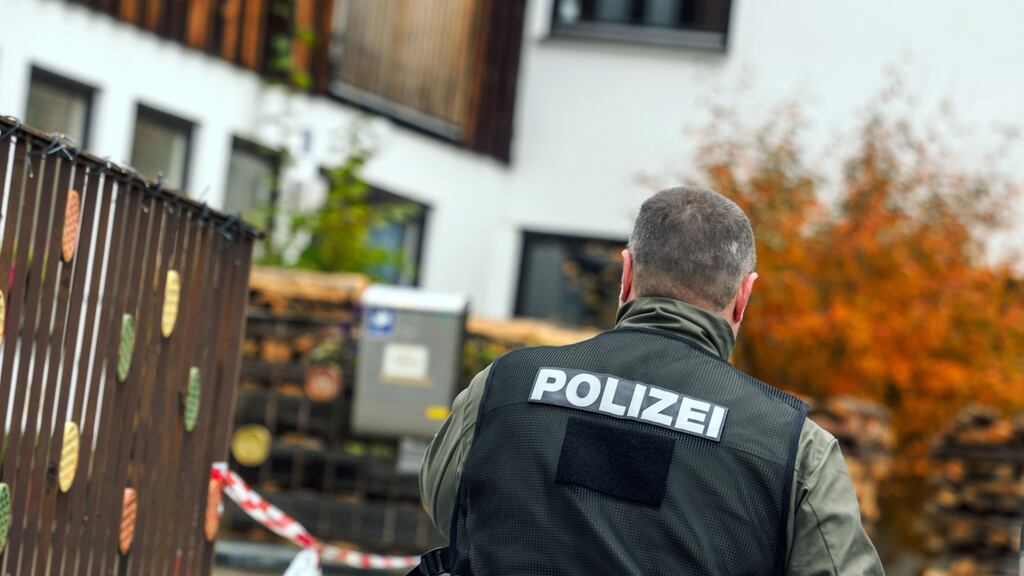 Police moved in on members of a far-right group engaged in forging documents. Photograph: AFP/Getty Images
