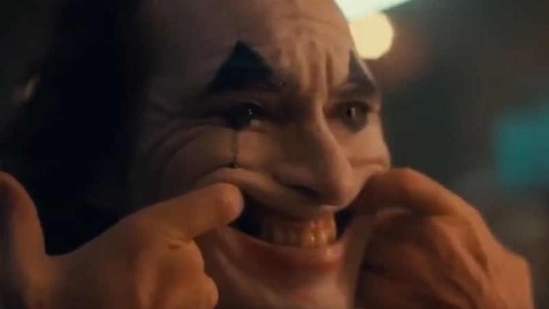 Joaquin Phoenix in the psychological thriller, Joker.